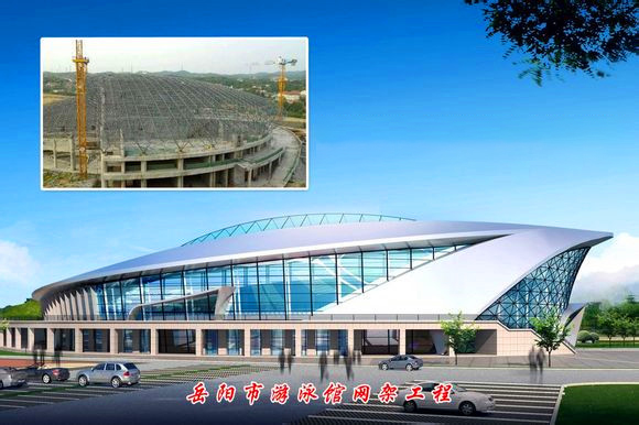 辛集游泳池网架