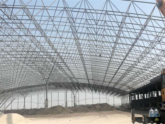 辛集钢厂料仓网架工程